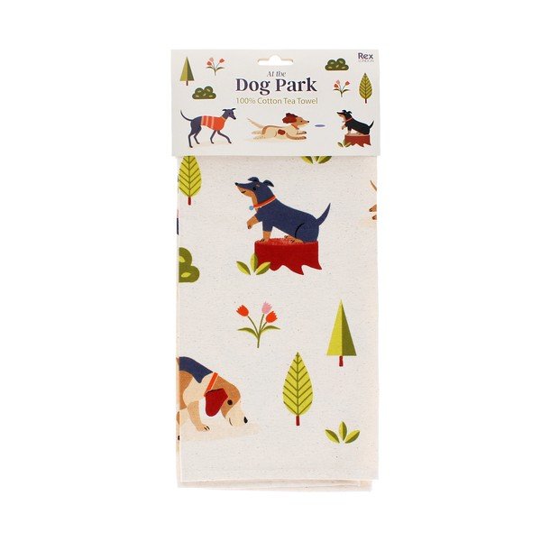 Strofinaccio in cotone 70x50 cm Dog Park – Rex London-image-2