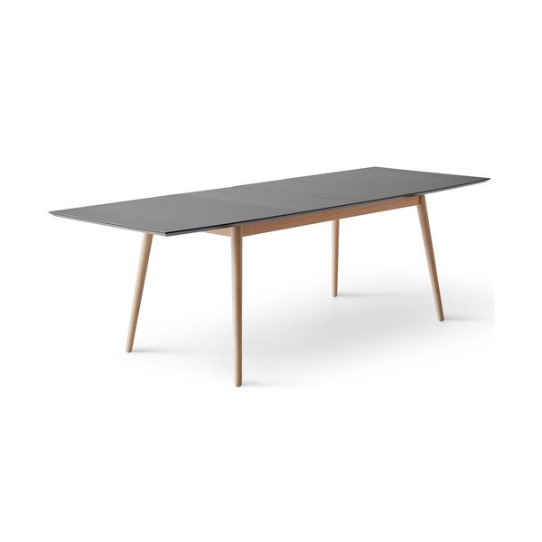 Tavolo da pranzo pieghevole in colore antracite-naturale 90x165 cm Meza - Hammel Furniture-image-3