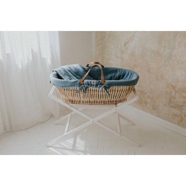 Cestino porta-moschette blu con piedistallo Percy - BELLAMY-image-1