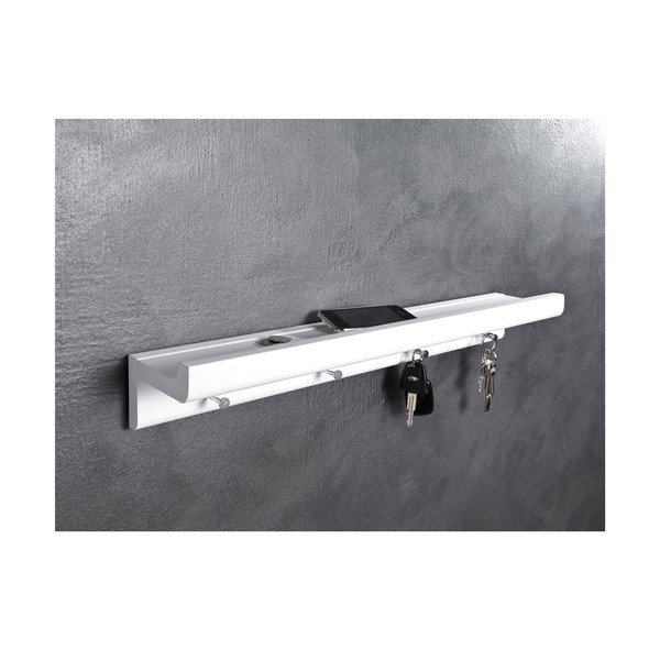 Appendiabiti da parete in legno di abete bianco con ripiano Trays - Tomasucci-image-3