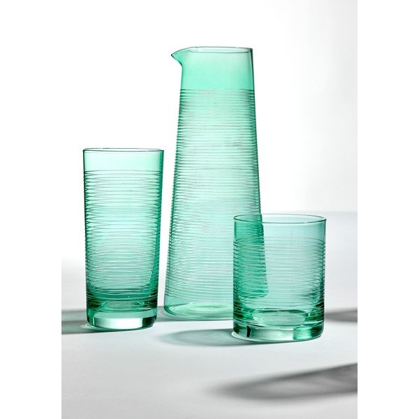 Caraffa in vetro verde da 1,2 l Linear - Ladelle-image-1