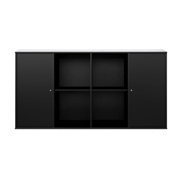 Cassettiera bassa sospesa nera 136x69 cm Mistral Kubus - Hammel Furniture