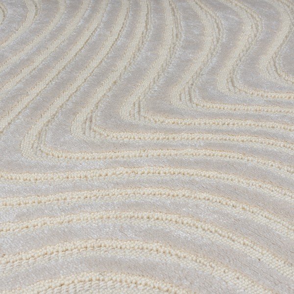 Tappeto in lana beige 160x230 cm Patna Channel - Flair Rugs-image-2