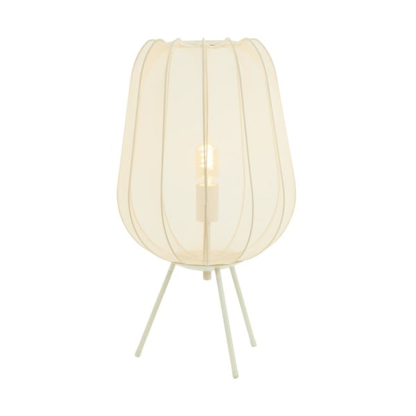 Lampada da tavolo color crema (altezza 60 cm) Plumeria - Light & Living