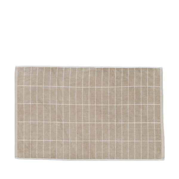 Tappeto da bagno beige 50x80 cm Tile Stone - Mette Ditmer Denmark
