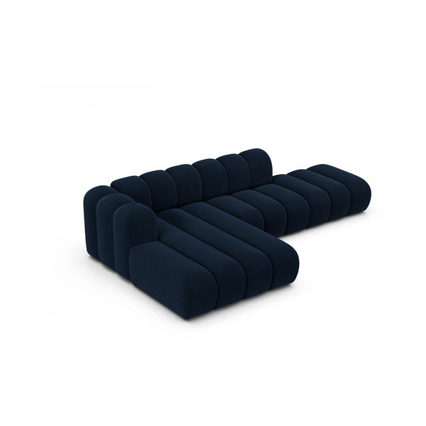 Divano angolare blu scuro ad angolo sinistro Lupine - Micadoni Home-image-2