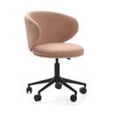 Sedia da ufficio rosa chiaro in imbottito Rush – Marckeric