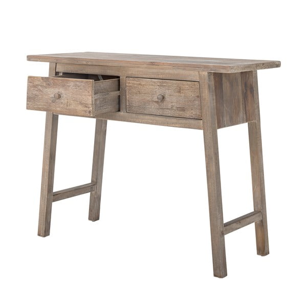 Consolle in legno di pino di colore naturale 40x100 cm Camden - Bloomingville-image-3