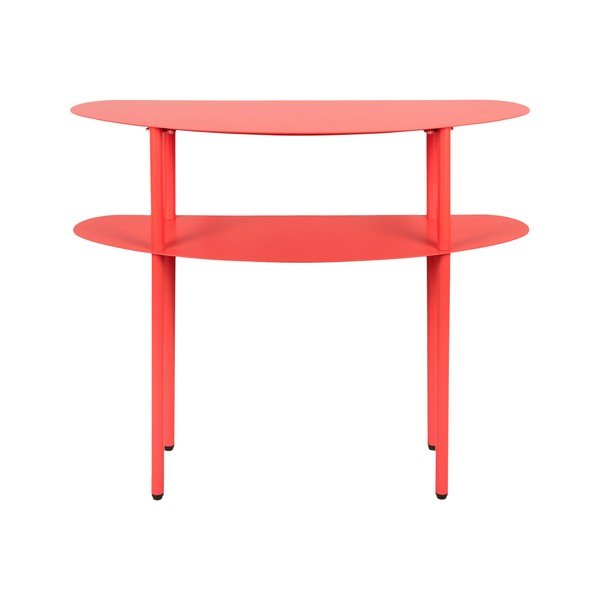 Tavolo consolle rosso in metallo 28x90 cm Cool Retro – Leitmotiv-image-2