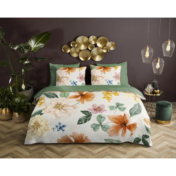 Biancheria da letto matrimoniale in cotone biologico, 200 x 200 cm Organic - Descanso-image-1