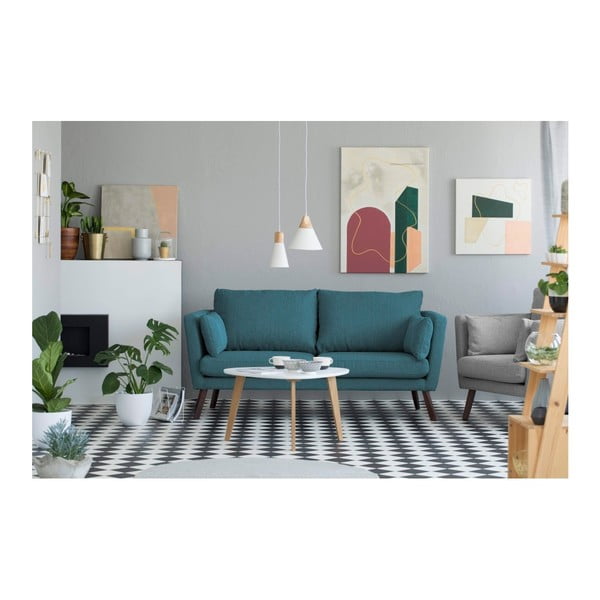 Divano turchese a 3 posti Elena - Mazzini Sofas-image-3