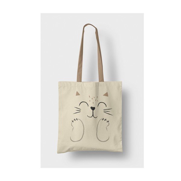 Borsa in tessuto beige - Kate Louise