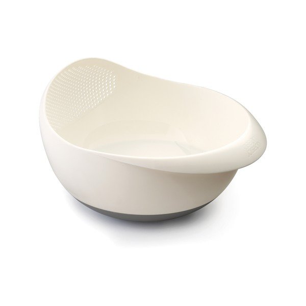 Ciotola bianca con colino Prep&Serve, lunghezza 29 cm - Joseph Joseph