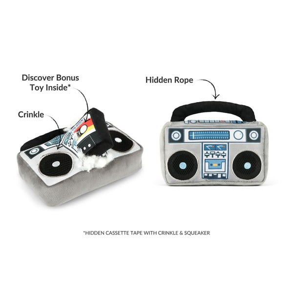 Giocattolo per cani Registratore a nastro con cassetta cucita - P.L.A.Y.-image-3