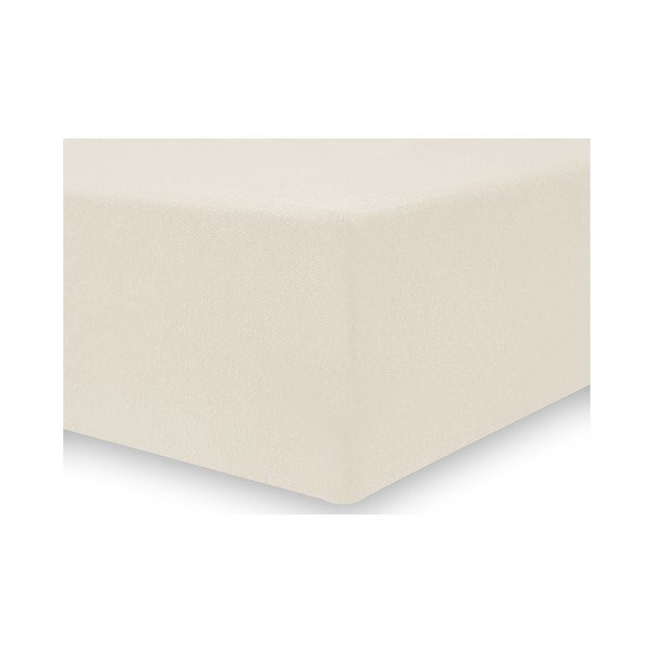 Lenzuolo elastico crema , 200/220 x 200 cm Nephrite - DecoKing-image-2