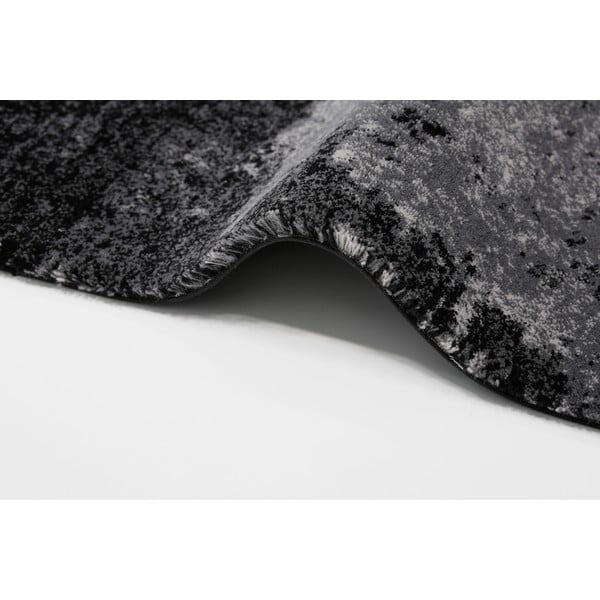 Tappeto in lana grigio scuro 200x300 cm Bran - Agnella-image-2