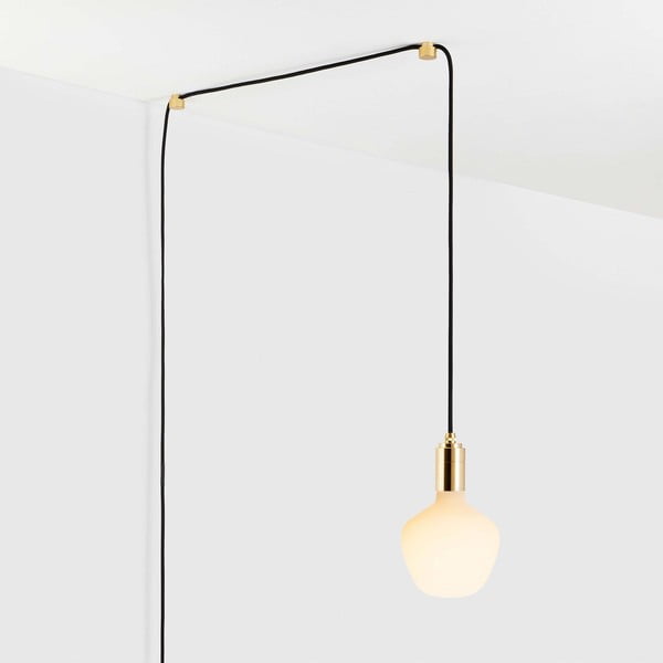 Lampada a sospensione di colore nero-oro ø 4 cm Plug & Play - tala-image-4