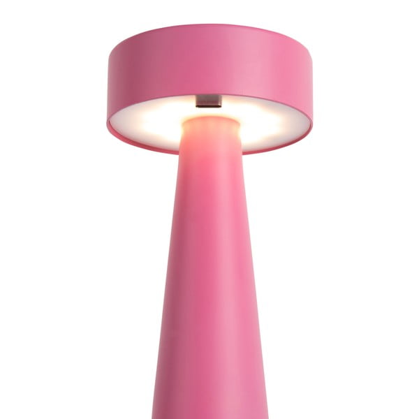 Lampada da tavolo LED rosa scuro (altezza totale 16,5 cm) Mini LED Ring – Leitmotiv-image-2
