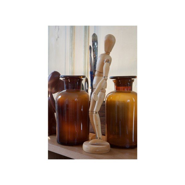 Bottiglia di vetro con tappo Farmacia, 1 l - BePureHome-image-1