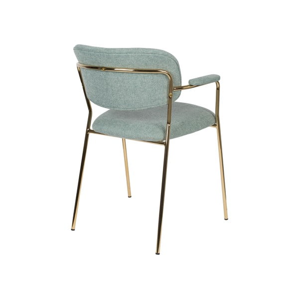 Sedie da pranzo verde chiaro in un set di 2 Jolien - White Label-image-4