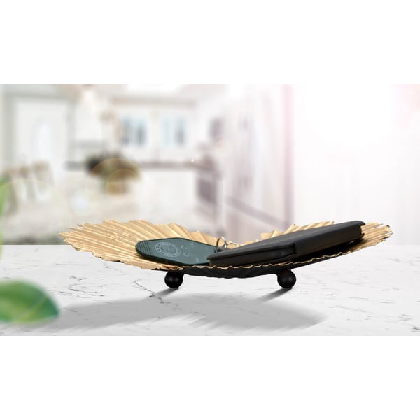 Vassoio decorativo in metallo 29x25 cm Heart - Mauro Ferretti-image-1