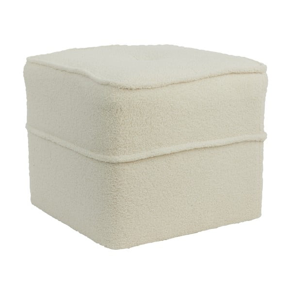 Pouf beige 40x40 cm Kiki - Light & Living