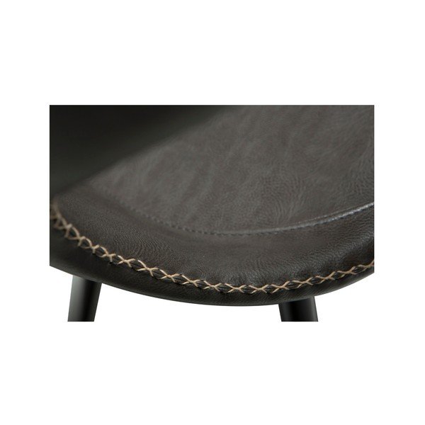 Sedia in similpelle grigia Flair - DAN-FORM Denmark-image-3