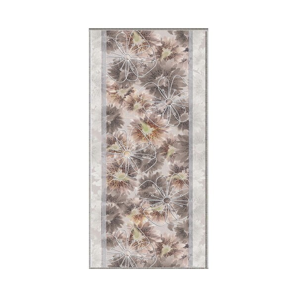 Runner beige lavabile 58x240 cm Blooming - Oyo Concept-image-2