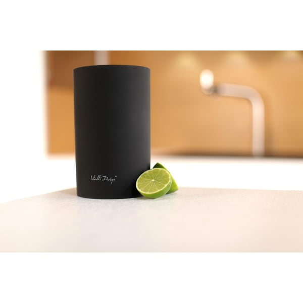 Ceppo universale nero per coltelli - Vialli Design-image-3