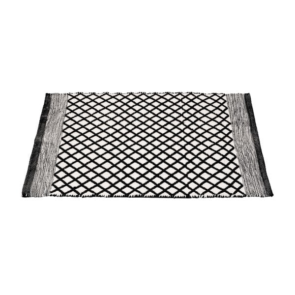 Tappetino per il bagno bianco e nero in plastica riciclata 50x80 cm Tara – Wenko-image-2