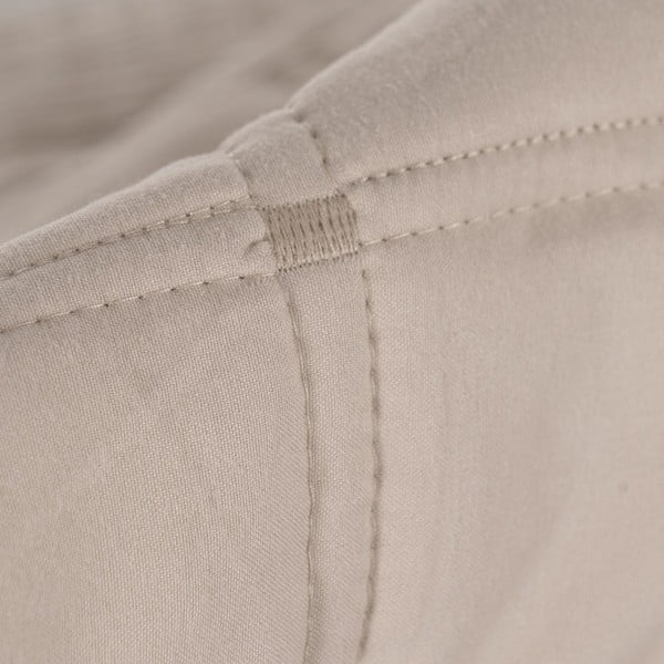 Copriletto beige con rivestimento trapuntato 230x280 cm – Ixia-image-3