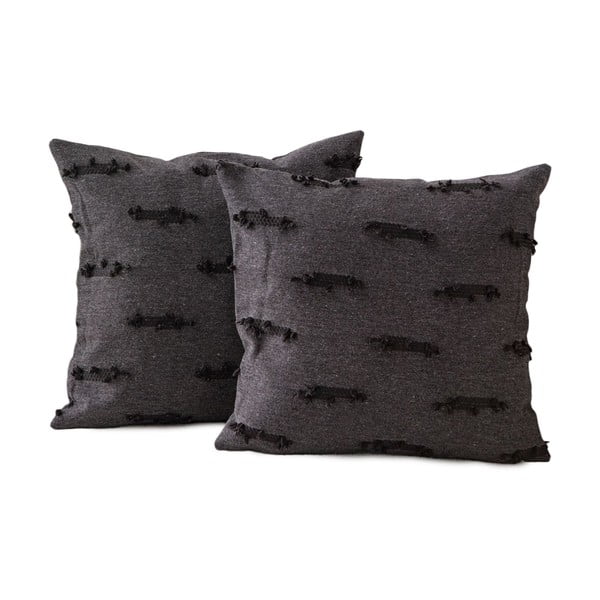 Federe decorative in set 2 pz 43x43 cm Tuffet – Mioli Decor