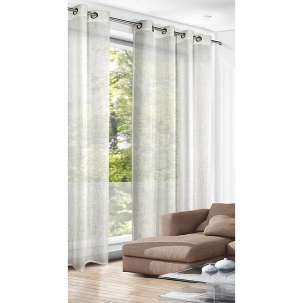 Tenda beige 140x245 cm Struktura Uni – Sehlbach-image-1