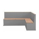 Panca grigia Sara - Støraa