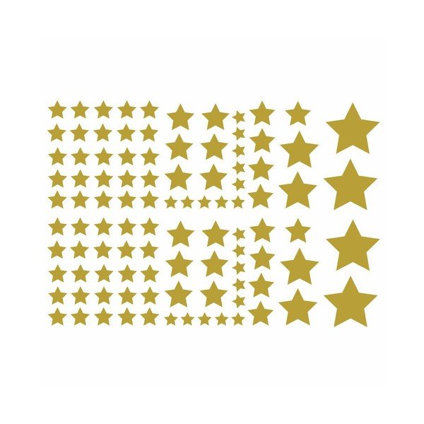 Set di 100 adesivi Golden Stars - Ambiance-image-2