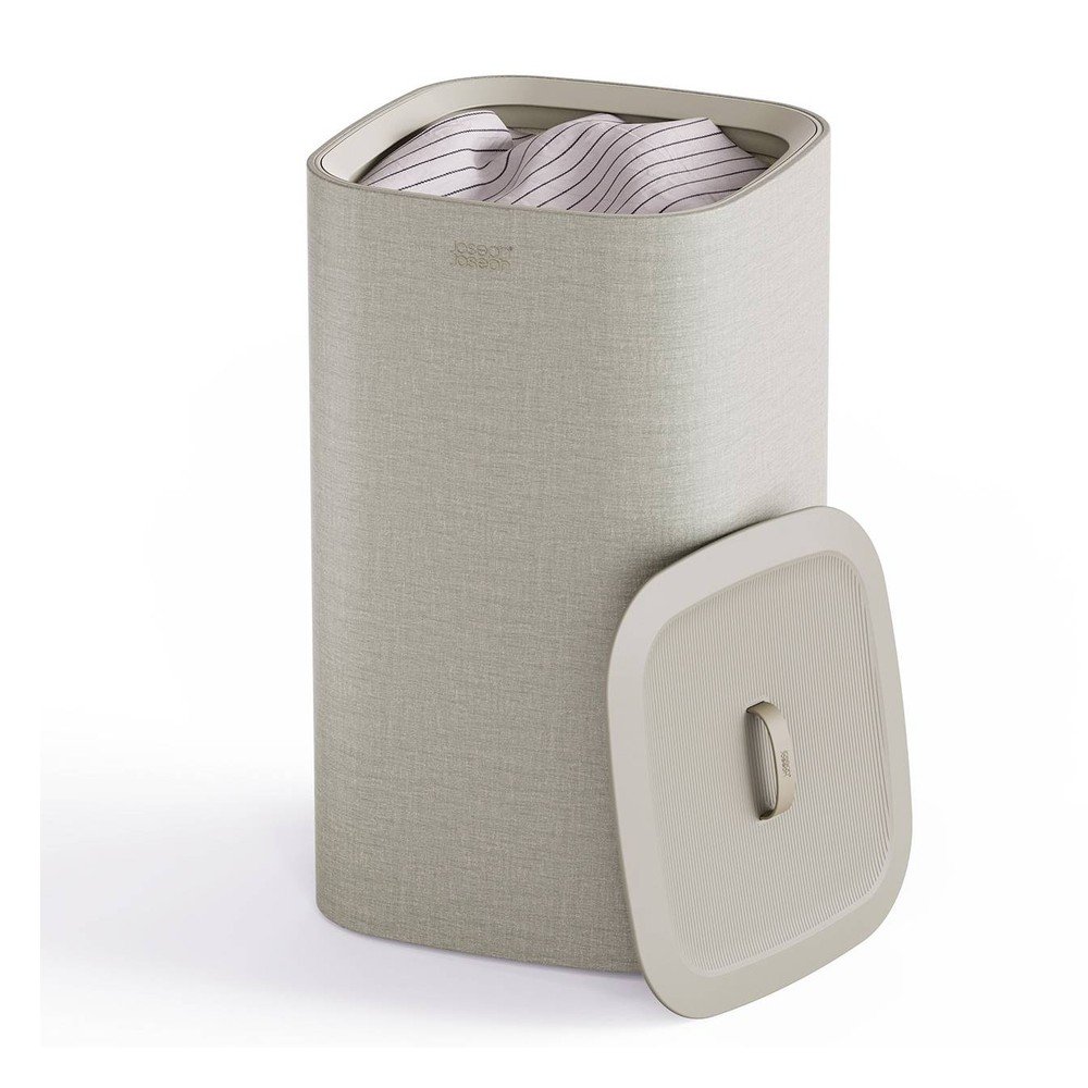 Cesta per il bucato beige in tessuto 60 l Tota One – Joseph Joseph | Ceste per il bucato