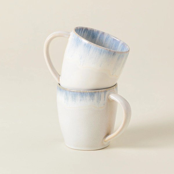 Tazza in gres azzurro-bianco 440 ml Brisa - Costa Nova-image-1