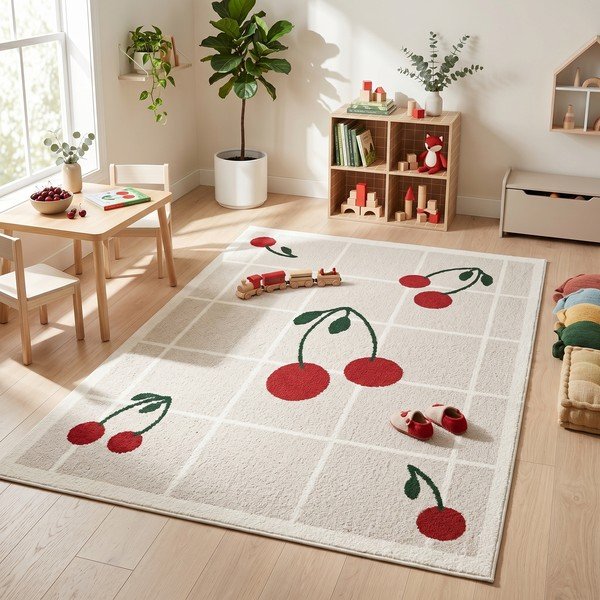 Tappeto beige per bambini 120x170 cm Cherry - ESTE-image-4