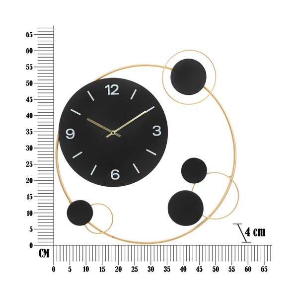 Orologio da parete nero Globe - Mauro Ferretti-image-2