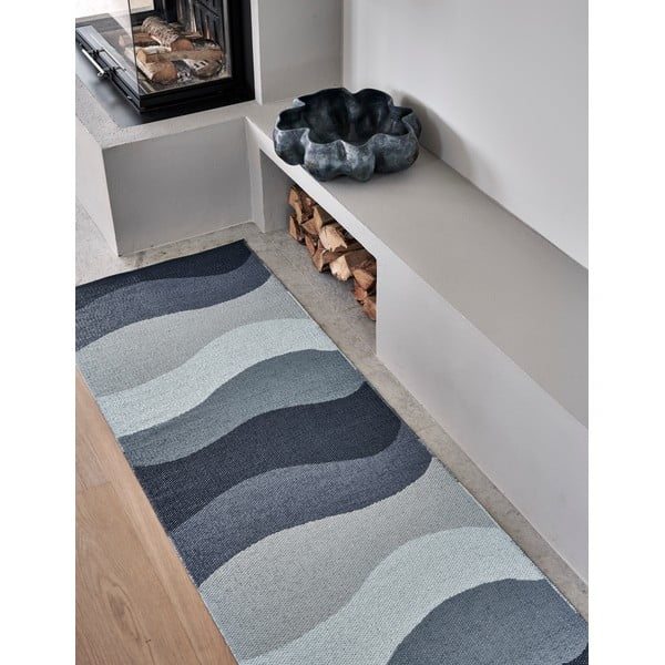 Tappeto da interno/esterno blu 70x100 cm Urvi Water – Pappelina-image-4