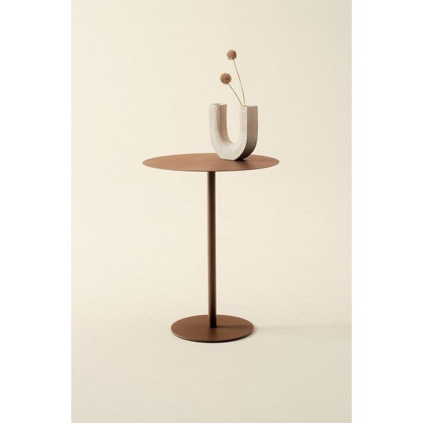 Tavolino rotondo in metallo ø 40 cm Heby – Jotex-image-1