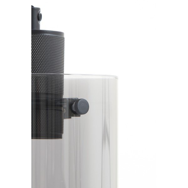 Lampada da soffitto nera con paralume in vetro 65x12 cm Vancouver - Light & Living-image-4