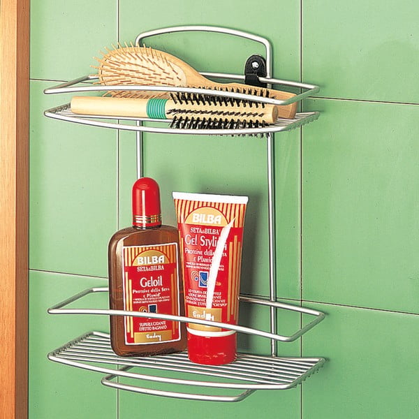 Espositore da parete a due livelli , 26 x 35 cm Onda - Metaltex-image-2