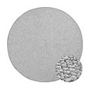 Tappeto circolare grigio, ⌀ 200 cm Wolly - BT Carpet