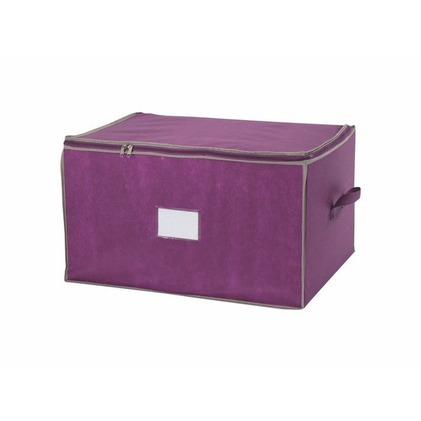 Fialový úložný box s vnitřním vakuovým obalem Compactor Tote, objem 108 l-image-1