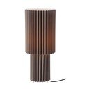 Lampada da tavolo grigia con paralume in tessuto (altezza totale 45 cm) Catis – Markslöjd