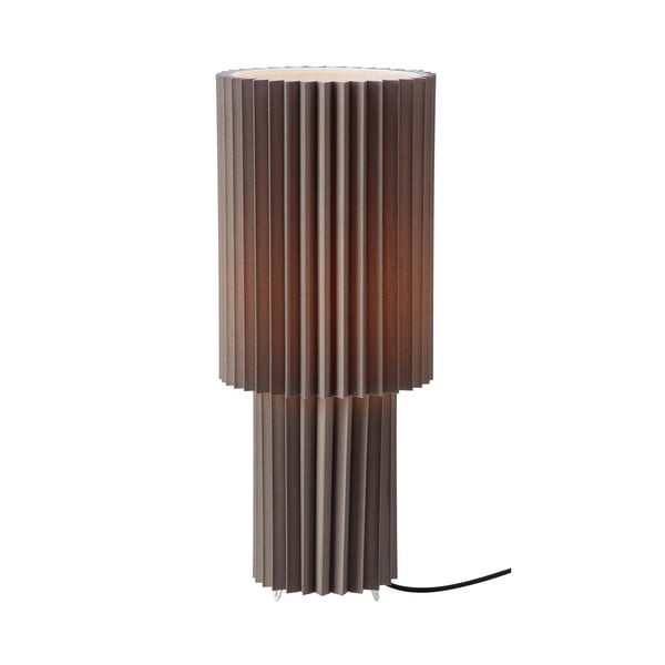 Lampada da tavolo grigia con paralume in tessuto (altezza totale 45 cm) Catis – Markslöjd