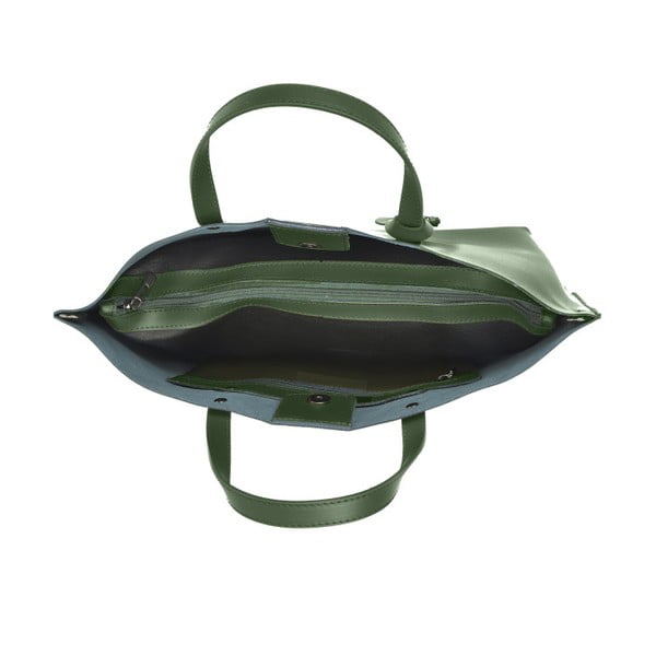 Borsa in pelle verde Veronica - Luisa Vannini-image-3