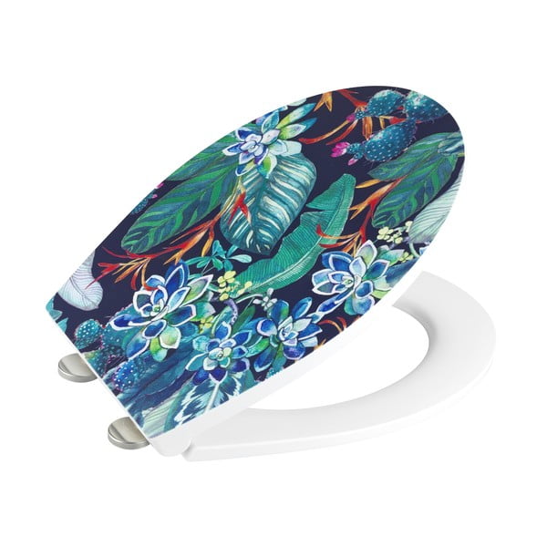 Sedile per WC con chiusura automatica 37,5 x 44,5 cm Manaus - Wenko-image-4