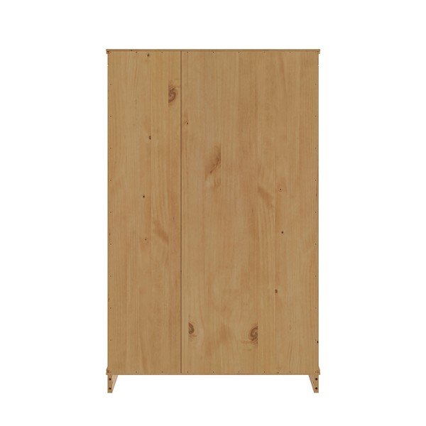 Libreria colore naturale chiaro in pino massiccio 74x118x35 cm Anita – Støraa-image-4